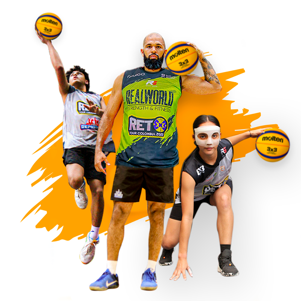 Embajadores Lozano y Jacobo Celis — RETO 3X3